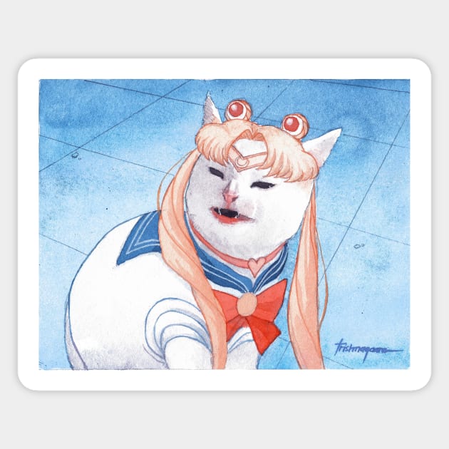 Sailor meoown Sticker by Trishnagaara